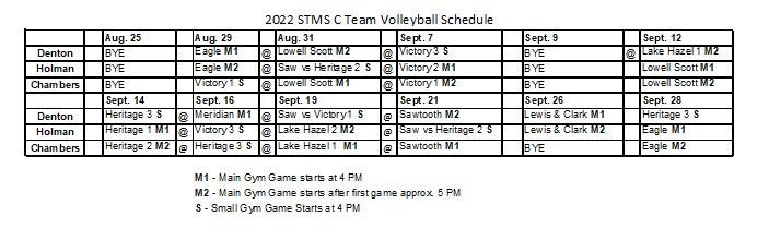 Stms Athletics Calendar Star Middle School