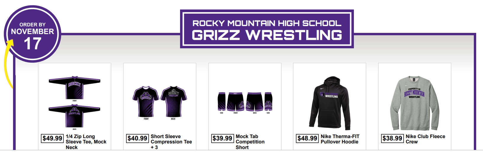 Wrestling Rocky Mountain High School