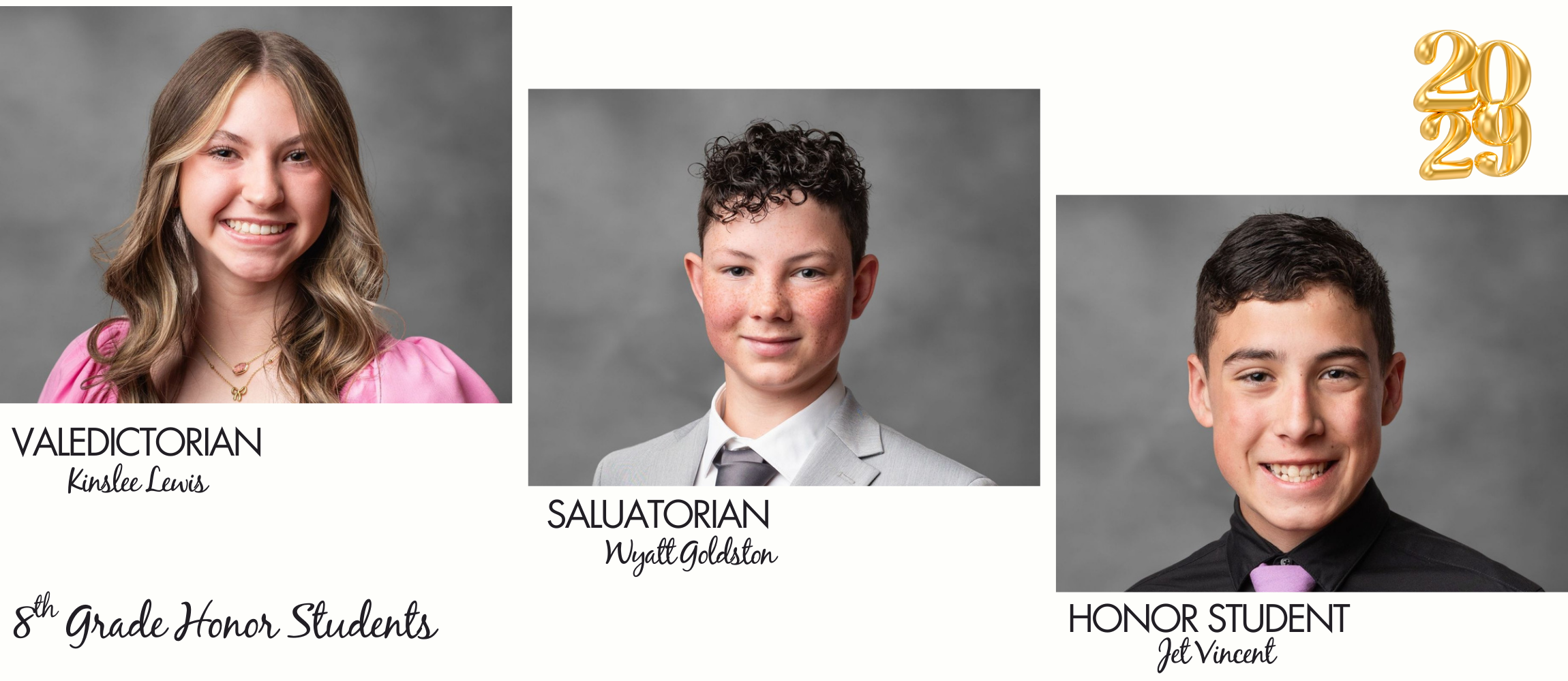 JH Honor Students