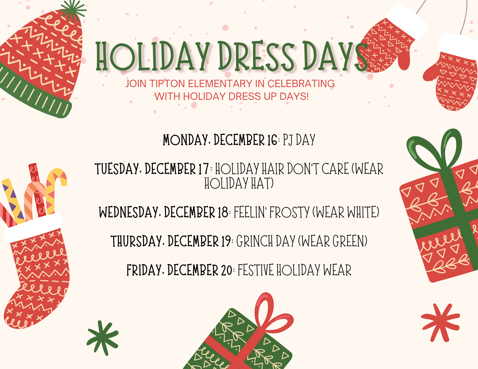 dress up days