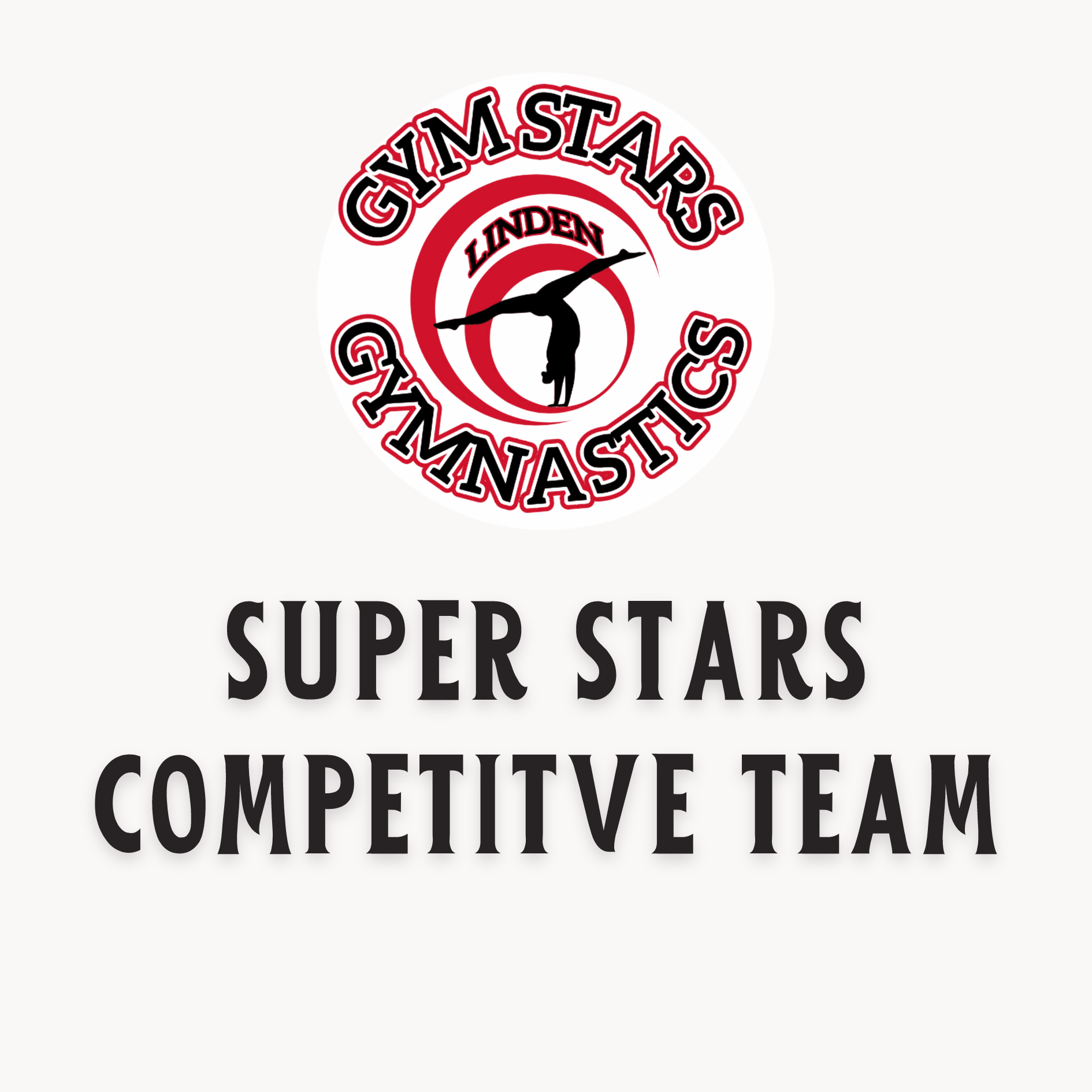 Logo and text: super stars cometitive team