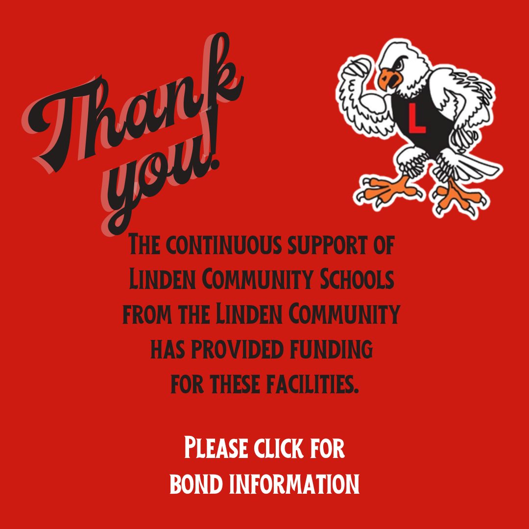 Clickable icon that says "Thank you. The continued support of our Linden community has provided these facilites. Click for more bond information.