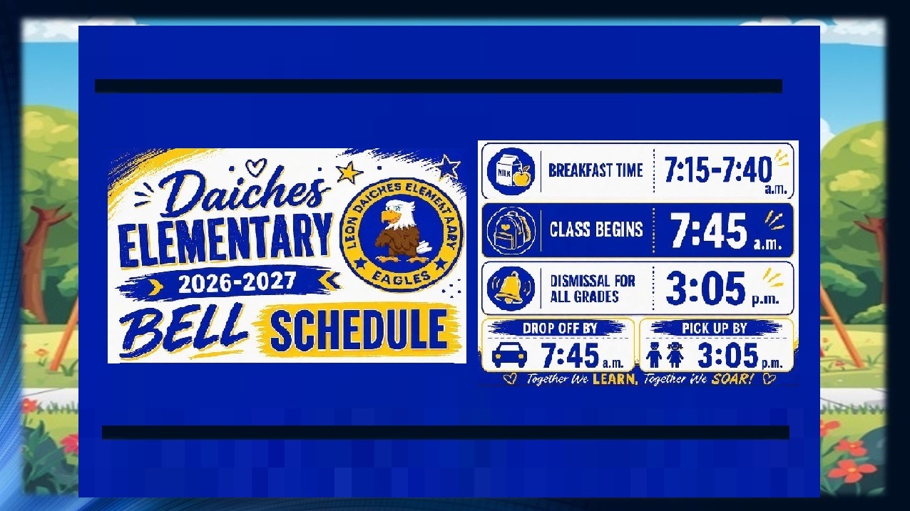Daiches - Bell Schedule Updated - August 2026