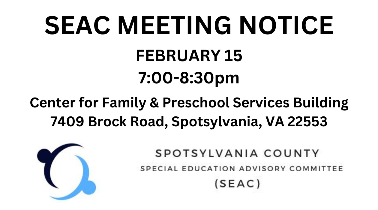 SEAC Meeting Notice