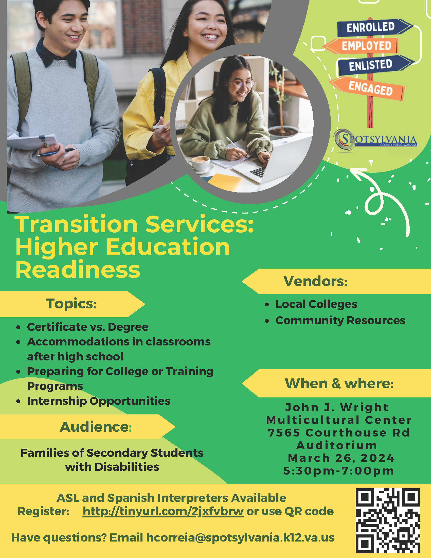Flyer for Transition Series #3