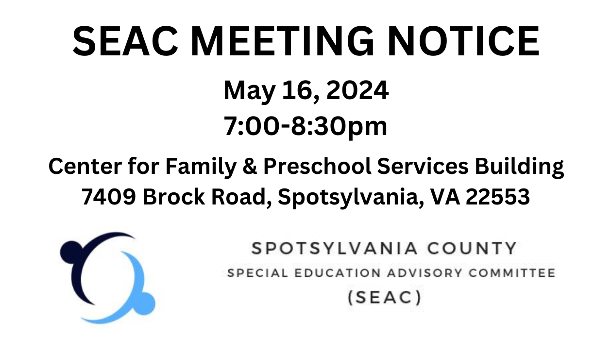 SEAC Meeting Notice