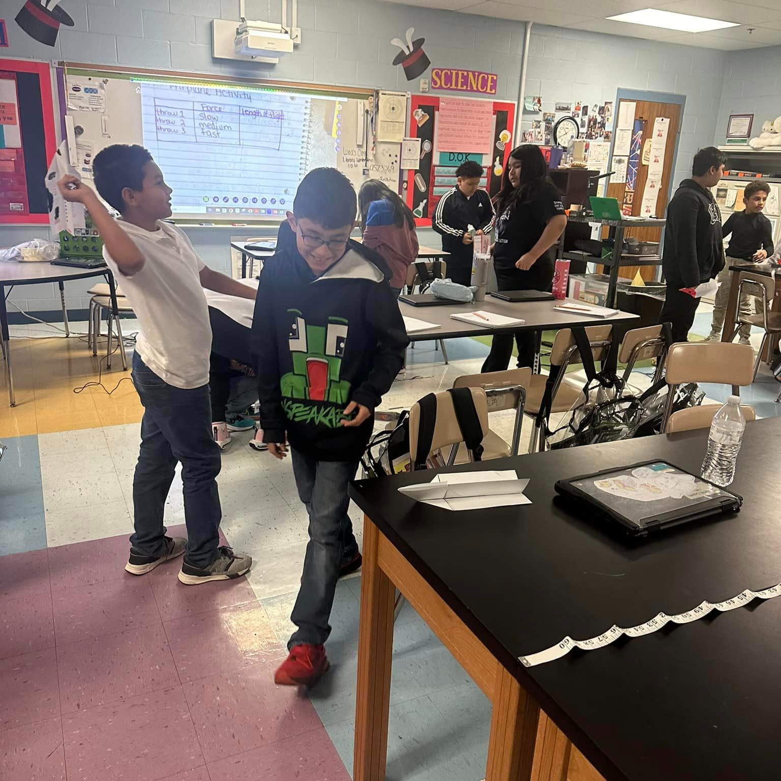 5th grade classes explored important science concept