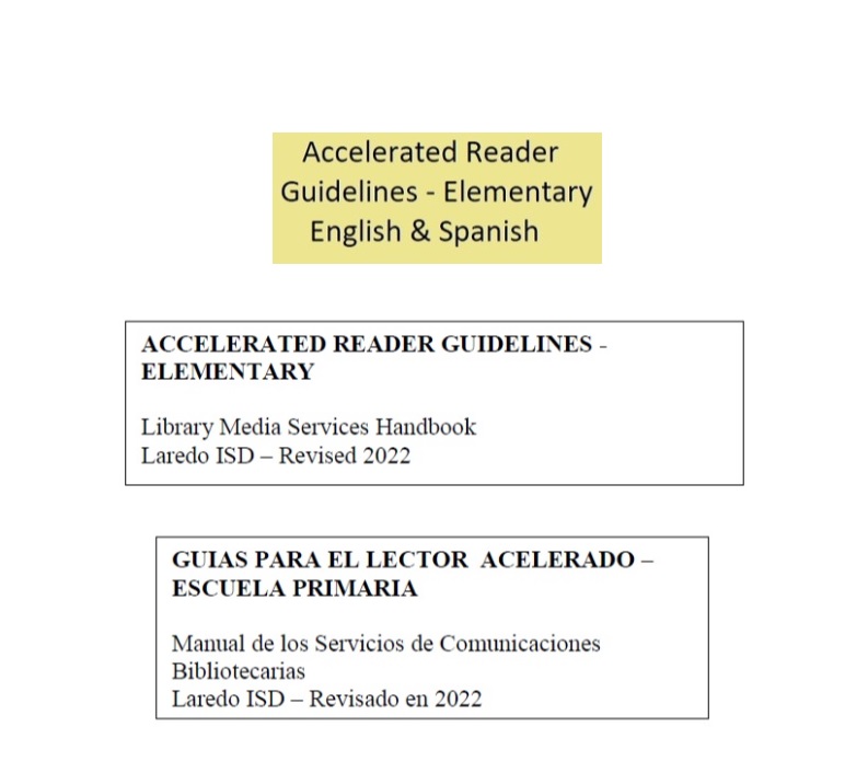 Elementray AR Guidelines - Elementary - English & Spenish