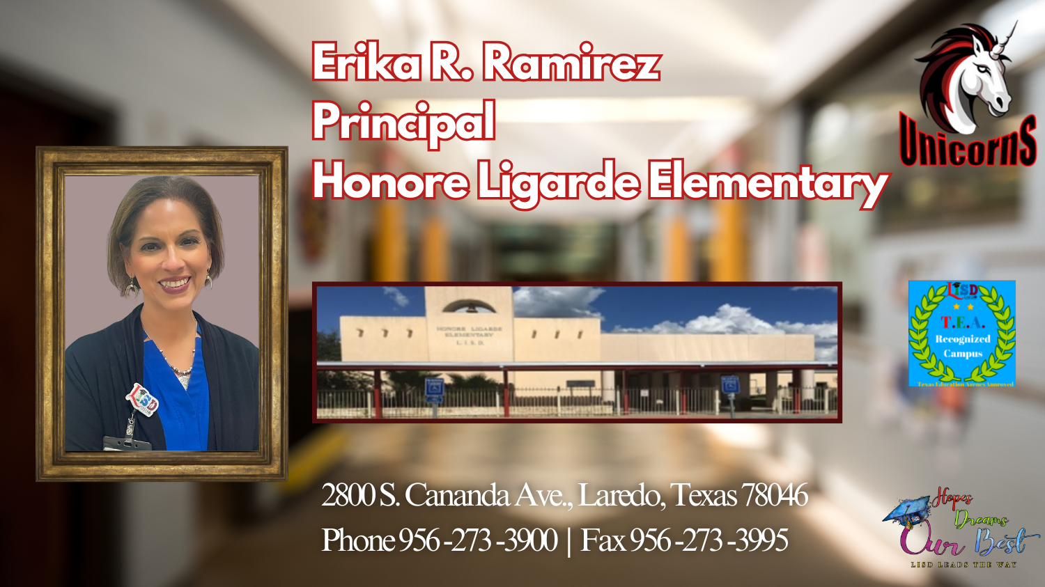 Erika R. Ramirez: Principal of H. Ligarde Elementary