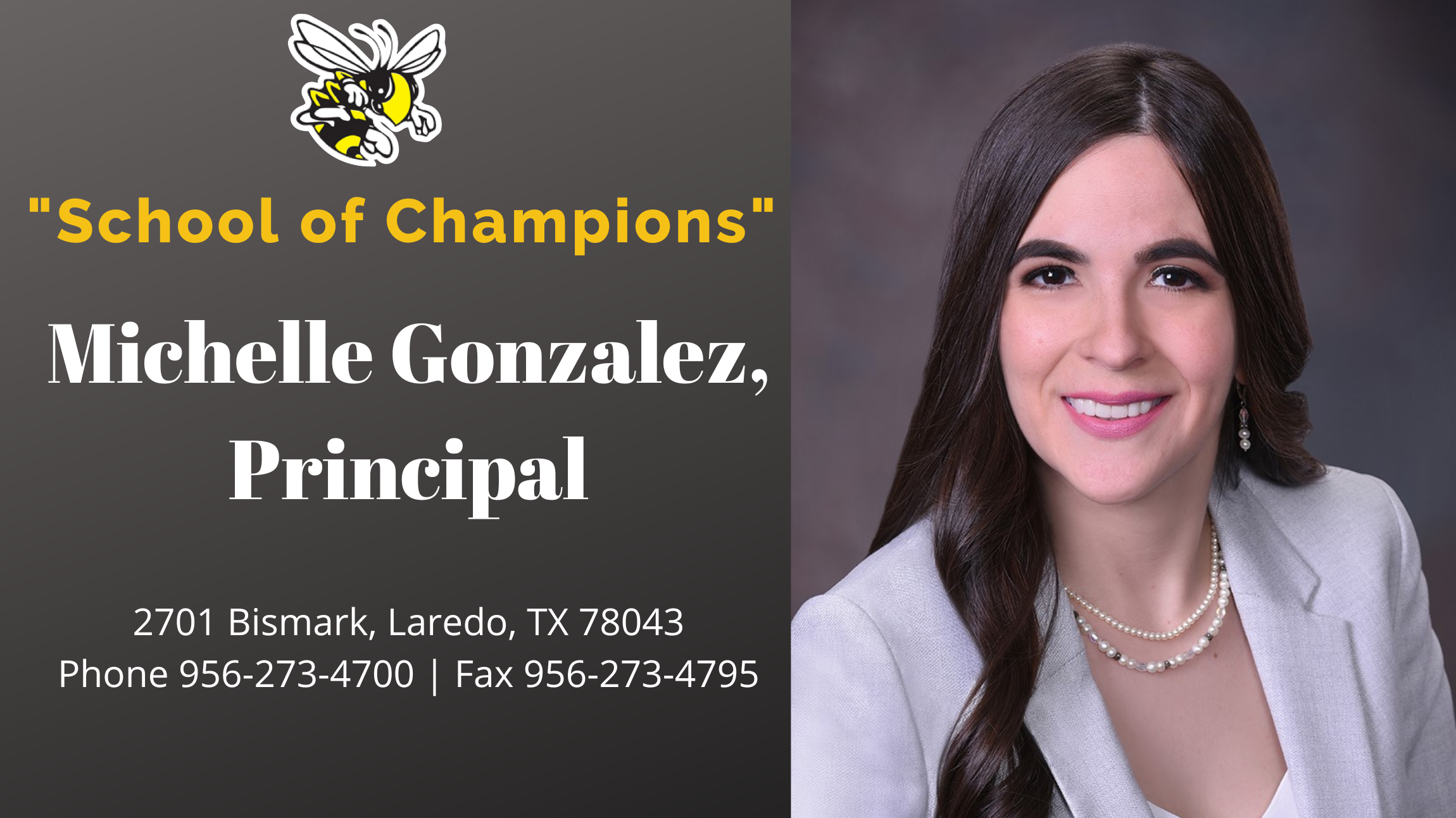 Principal Michelle Gonzalez