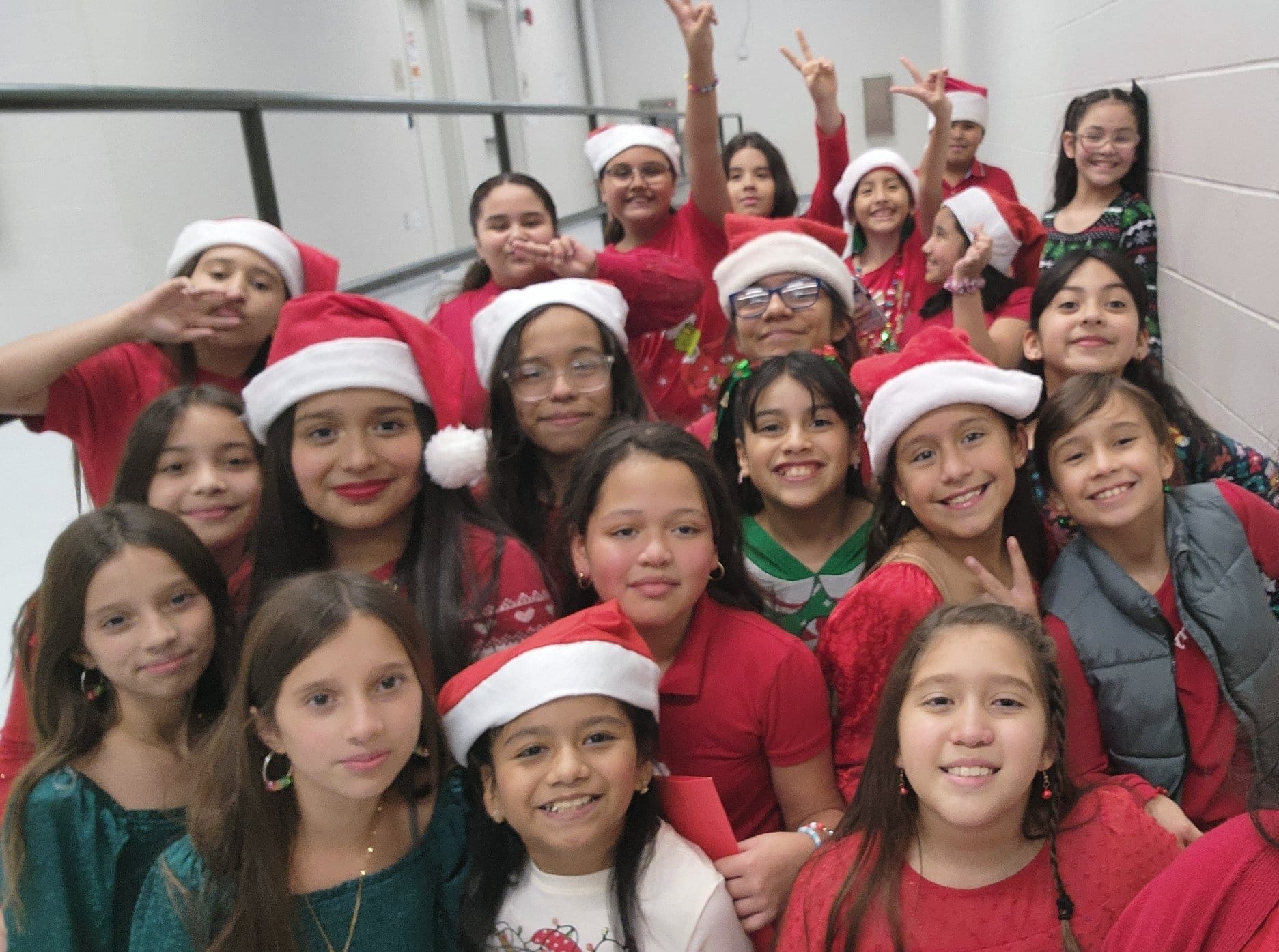 K. Tarver Choir performs at  LISD Christmas Choir Concert/Mustang Team