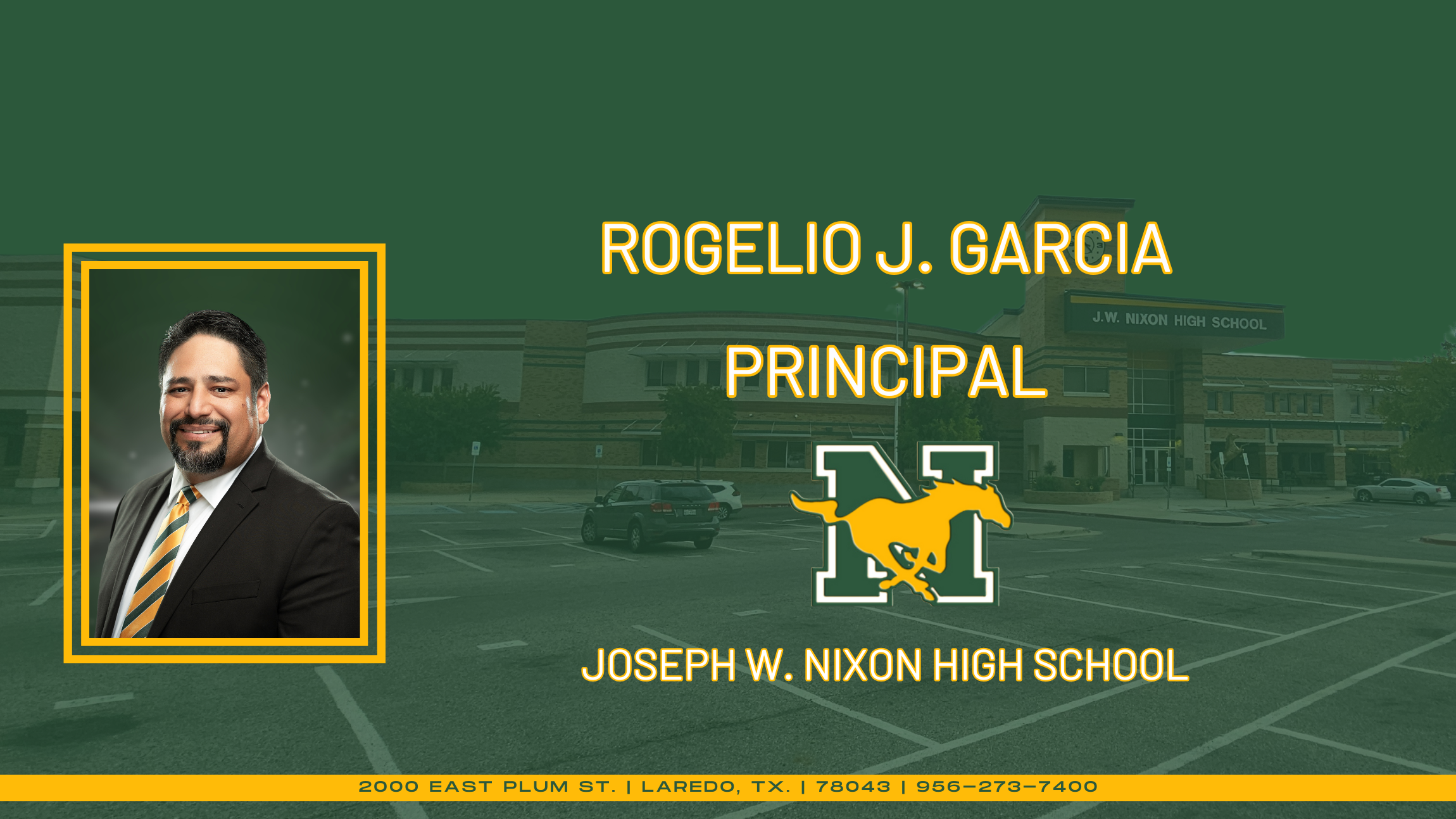 Roger Garcia, NHS Principal