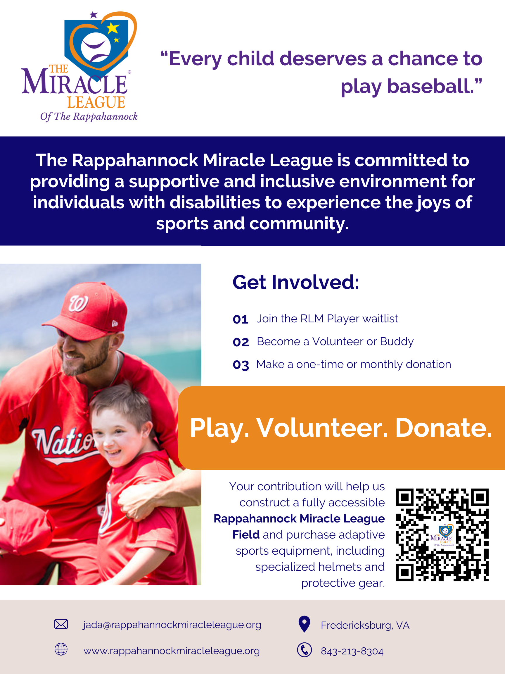 Rapp Miracle League Flyer
