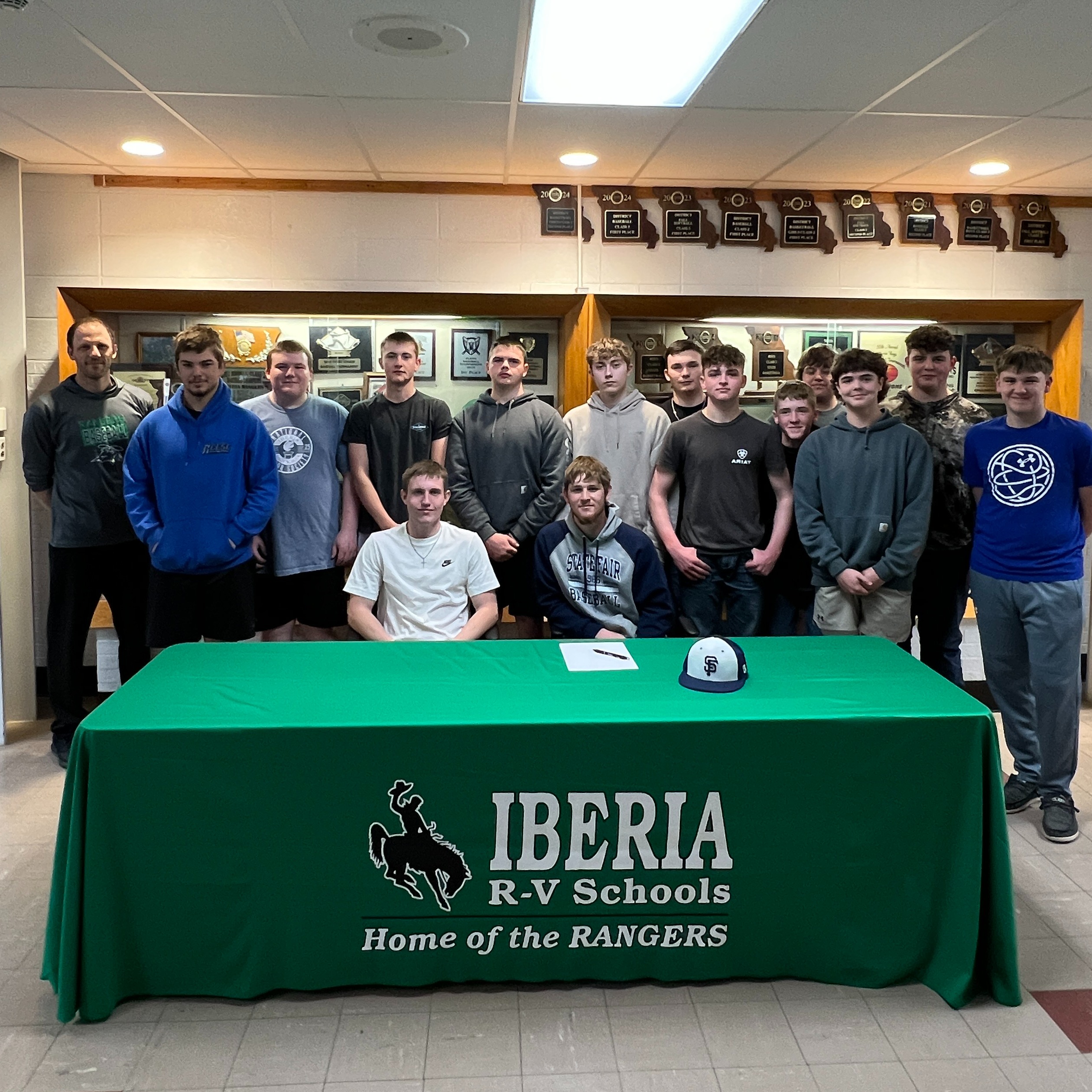 Tanner Patterson is signing his letter of intent to play baseball for State Fair Community College.