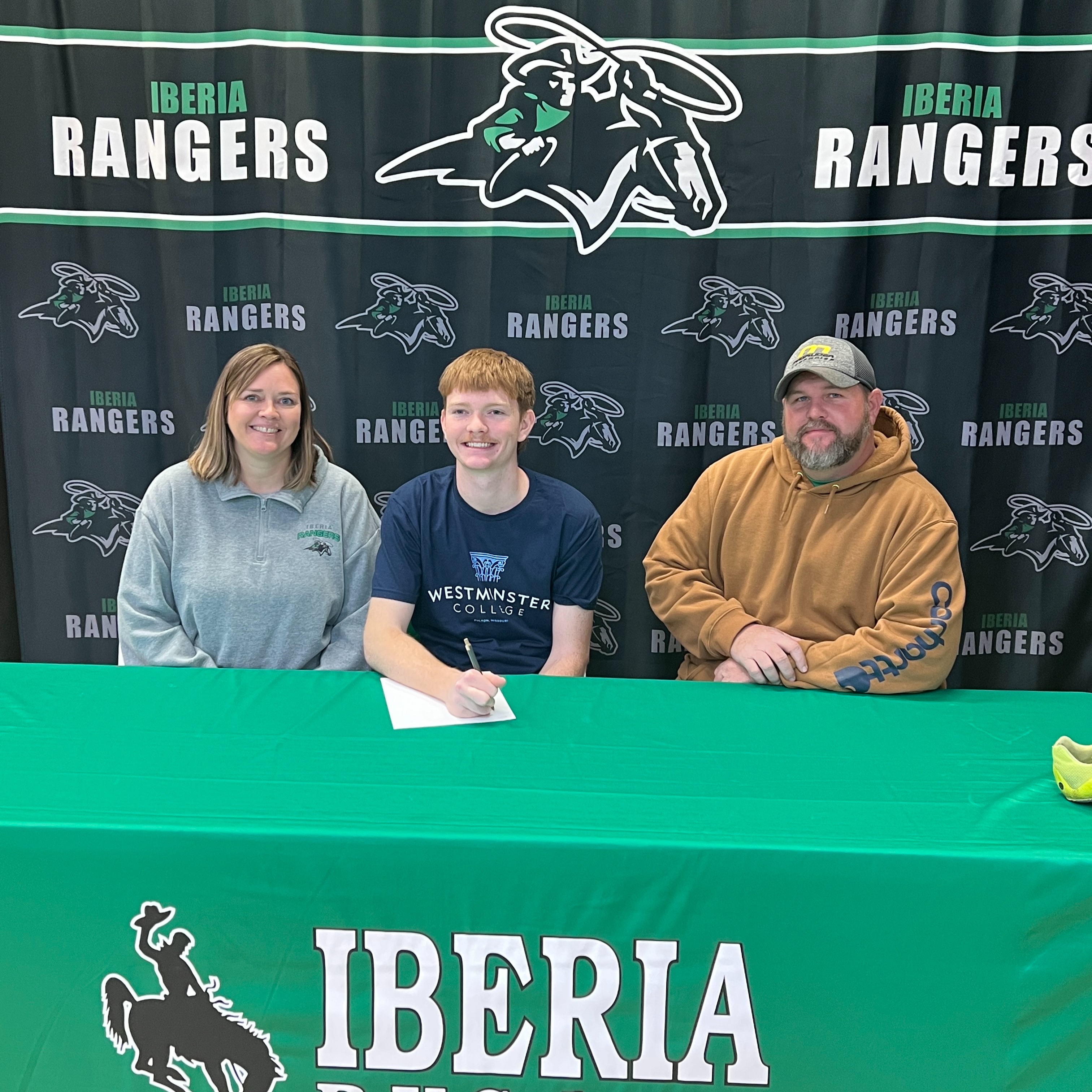 Congrats to Blake Perry on signing his letter of intent to run track at Westminster College in Fulton
