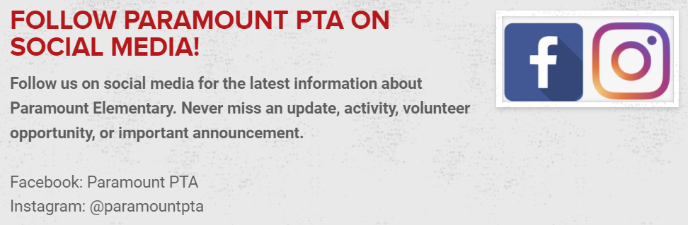 PTA social media