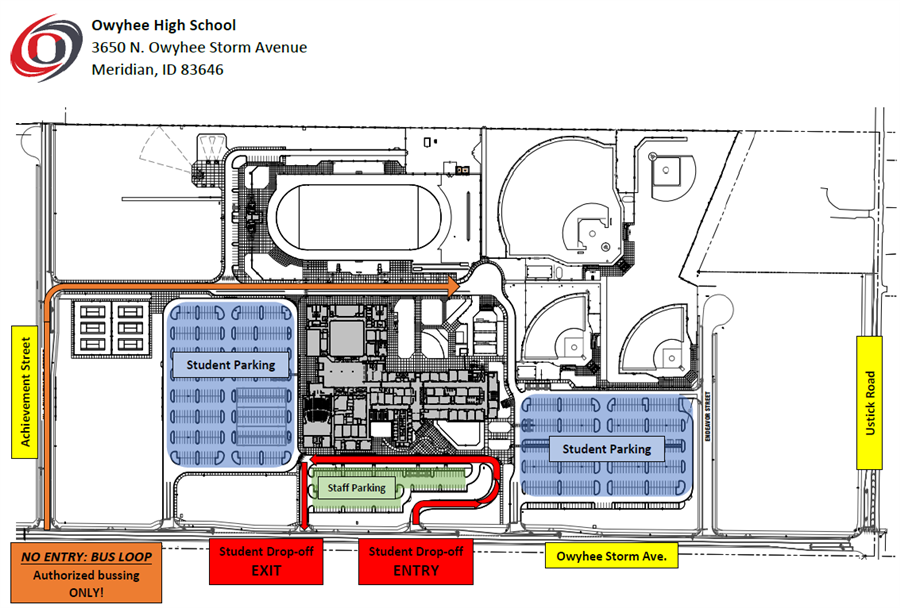 parking lot map