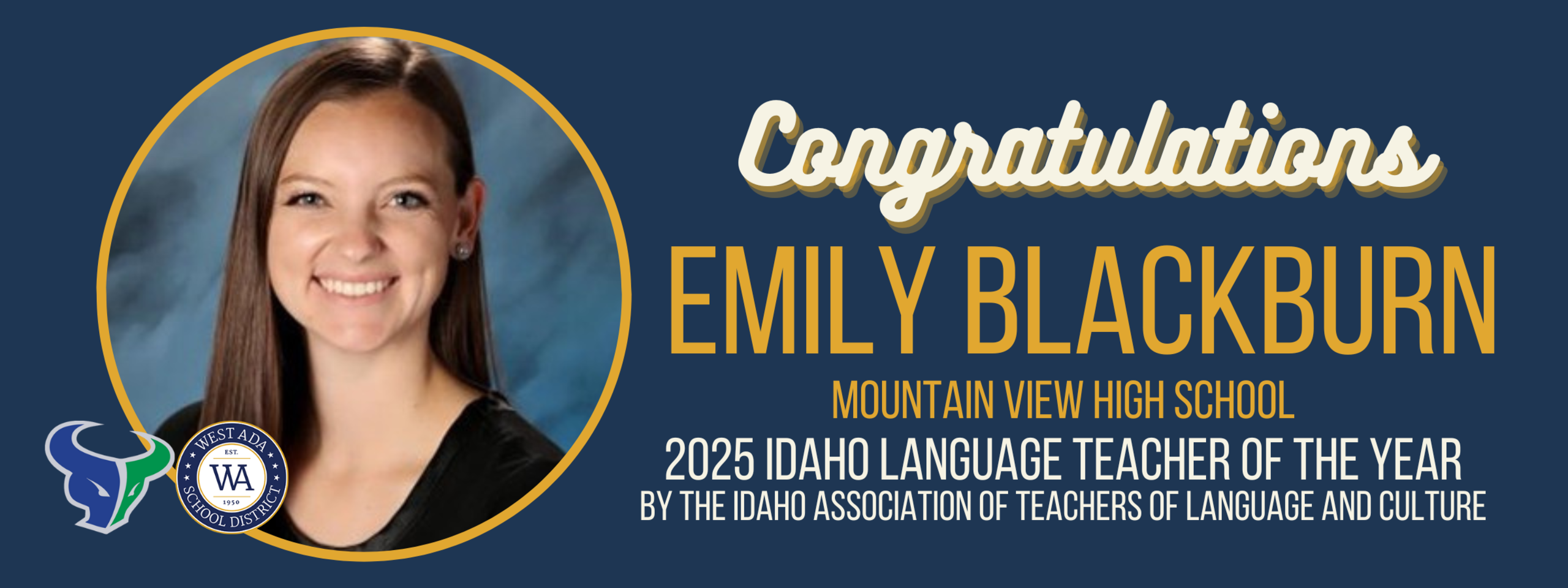 Emily Blackburn Language Teacher of the Year