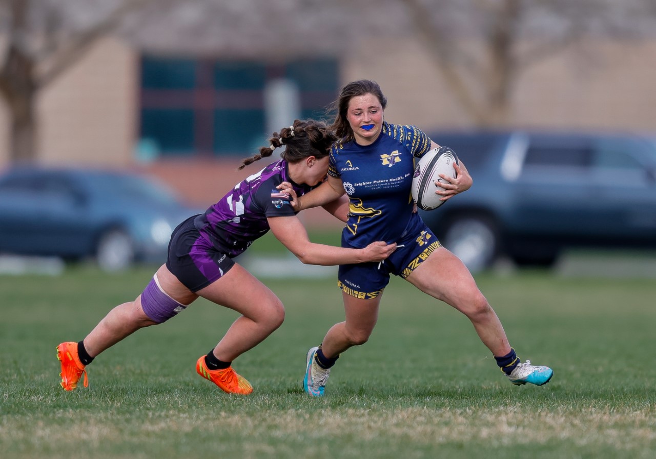 Rugby action shot