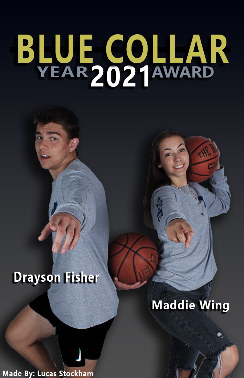 Blue Collar of the Year 2021 Drayson Fisher and Maddie Wing