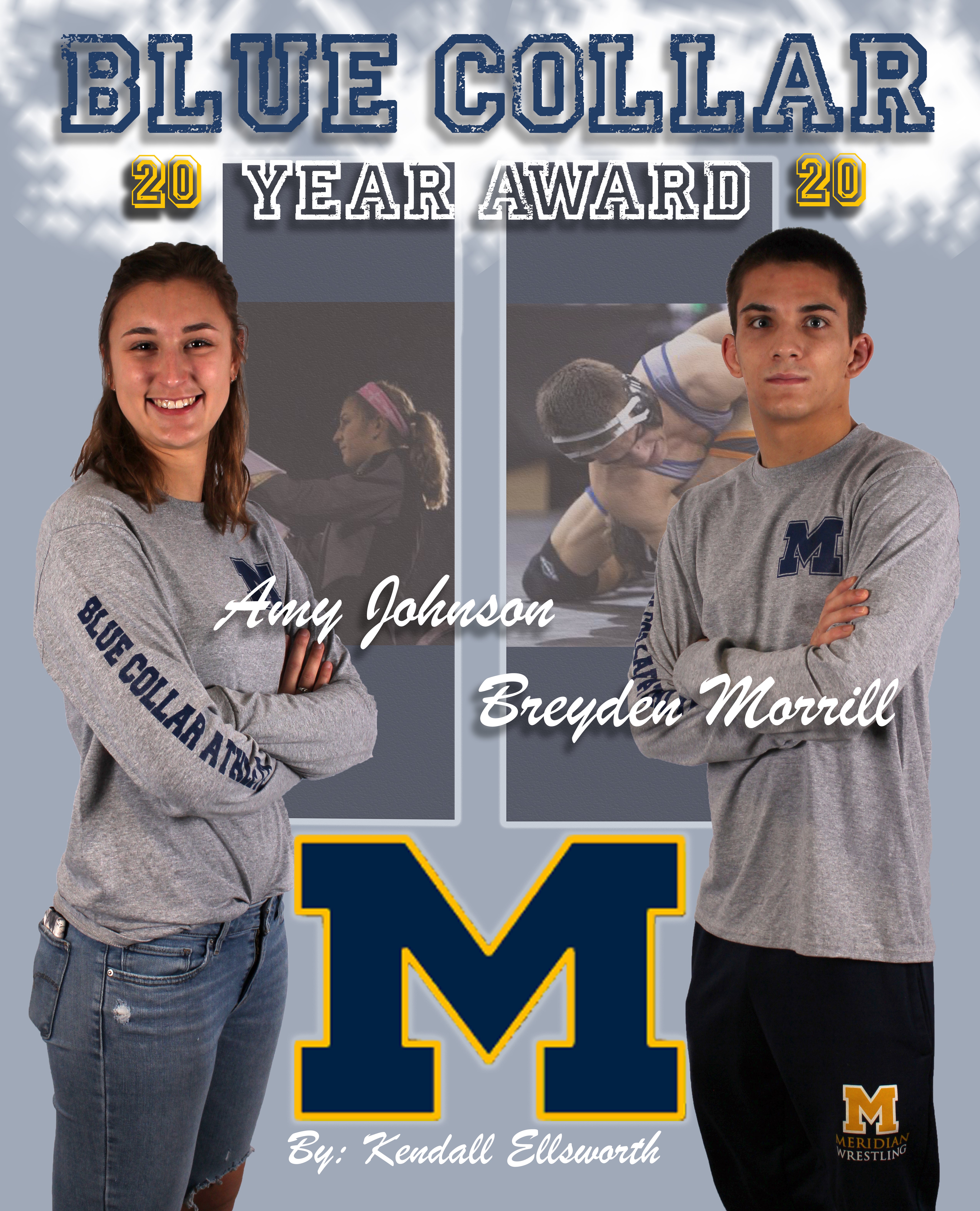 Blue Collar of the Year 2020 Amy Johnson and Breyden Morrill 