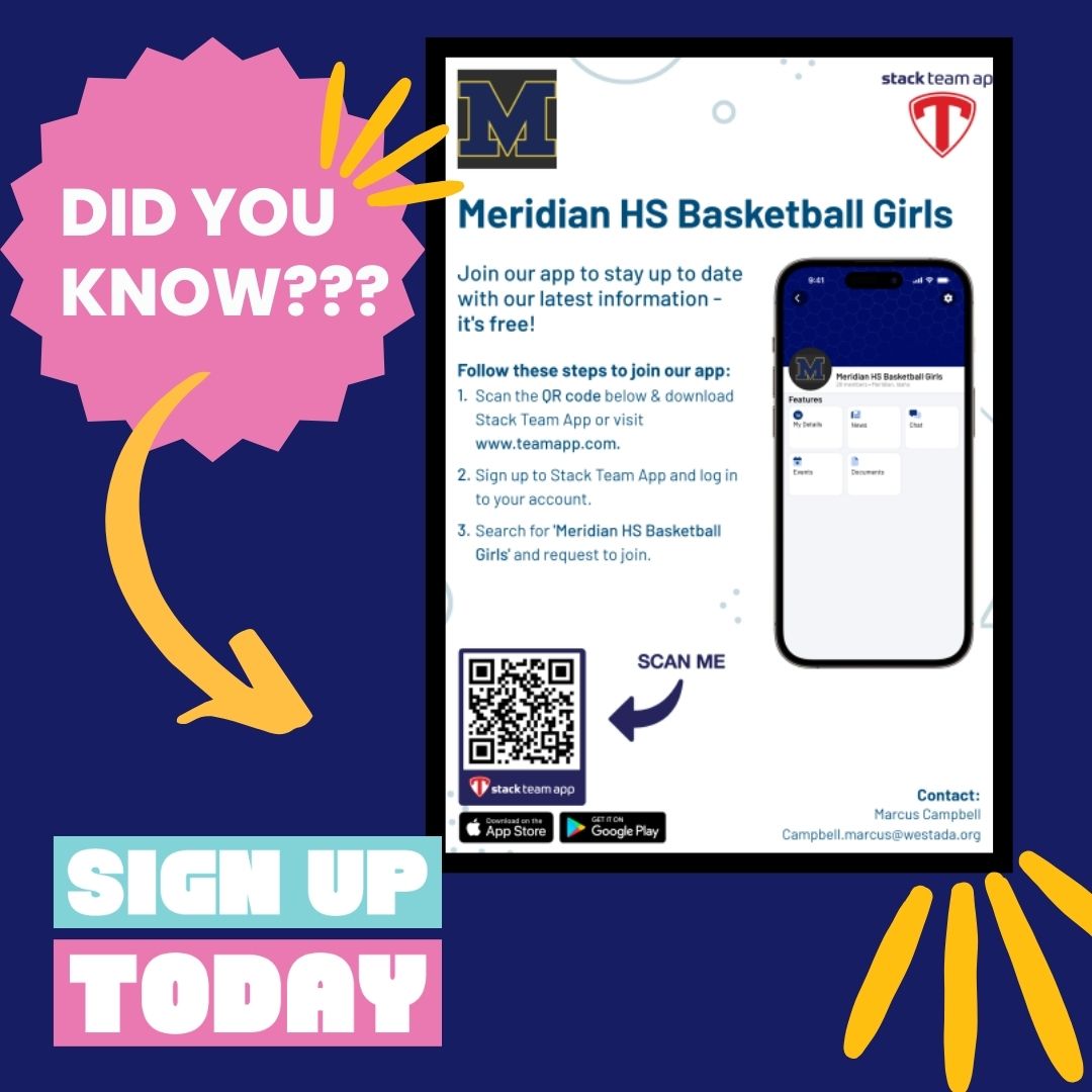 Sign up for the Stack App with Girls Basketball