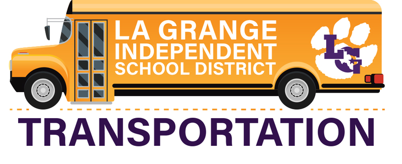 bus with text, la grange independent school district transportation