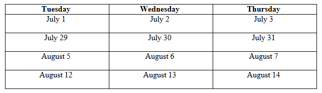 Dates