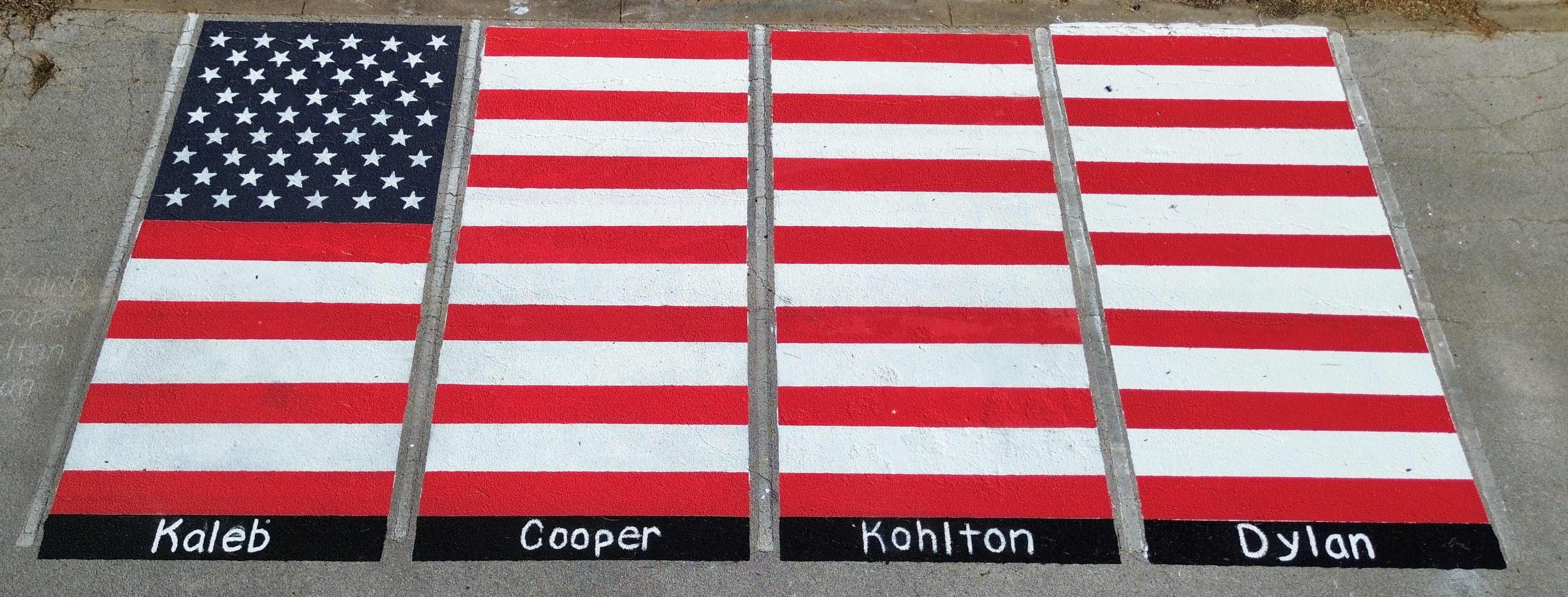 Patriotic Parking Spot