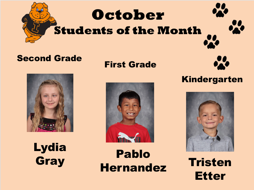 OCT 22  Students of the Month