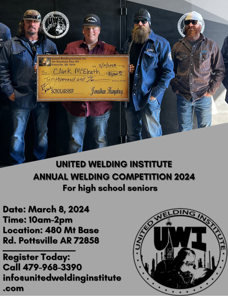 welding competition flyer