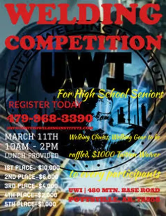 welding competition flyer