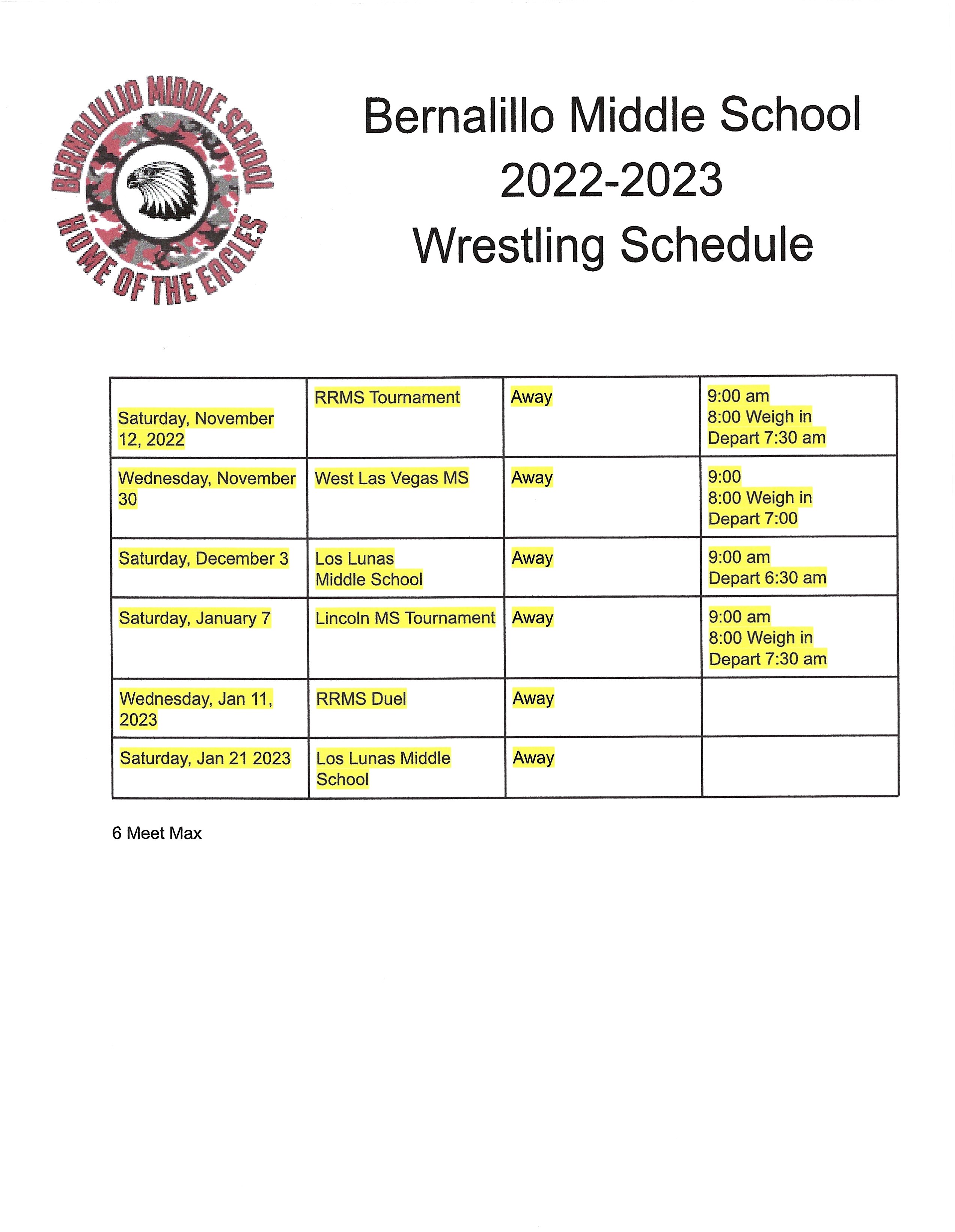 Athletic Schedules Spartan Learning Academy