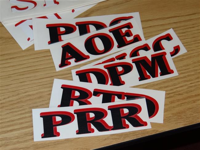 2017 Fire Department Decals