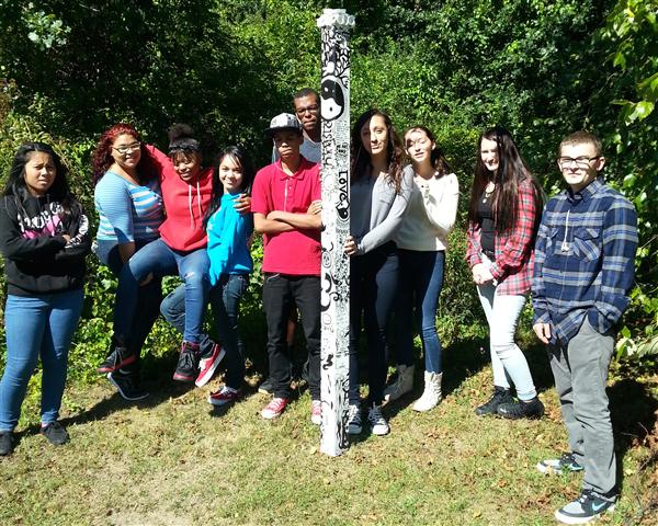 Youth peace pole