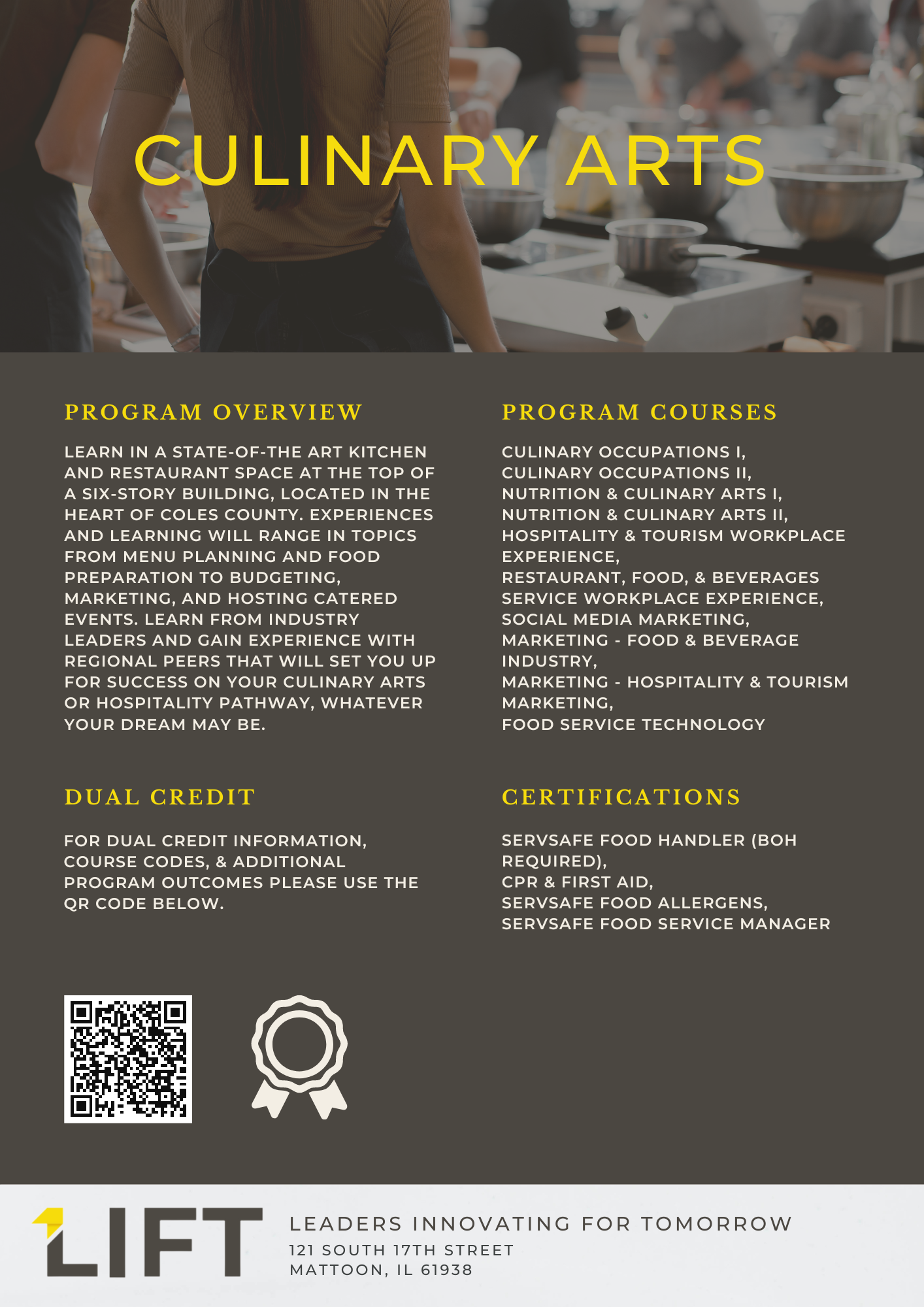 Culinary Arts Program Overview