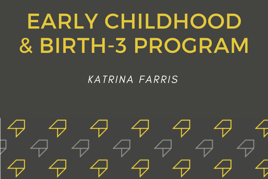 Early Childhood & Birth-3 ProgramKatrina Farris