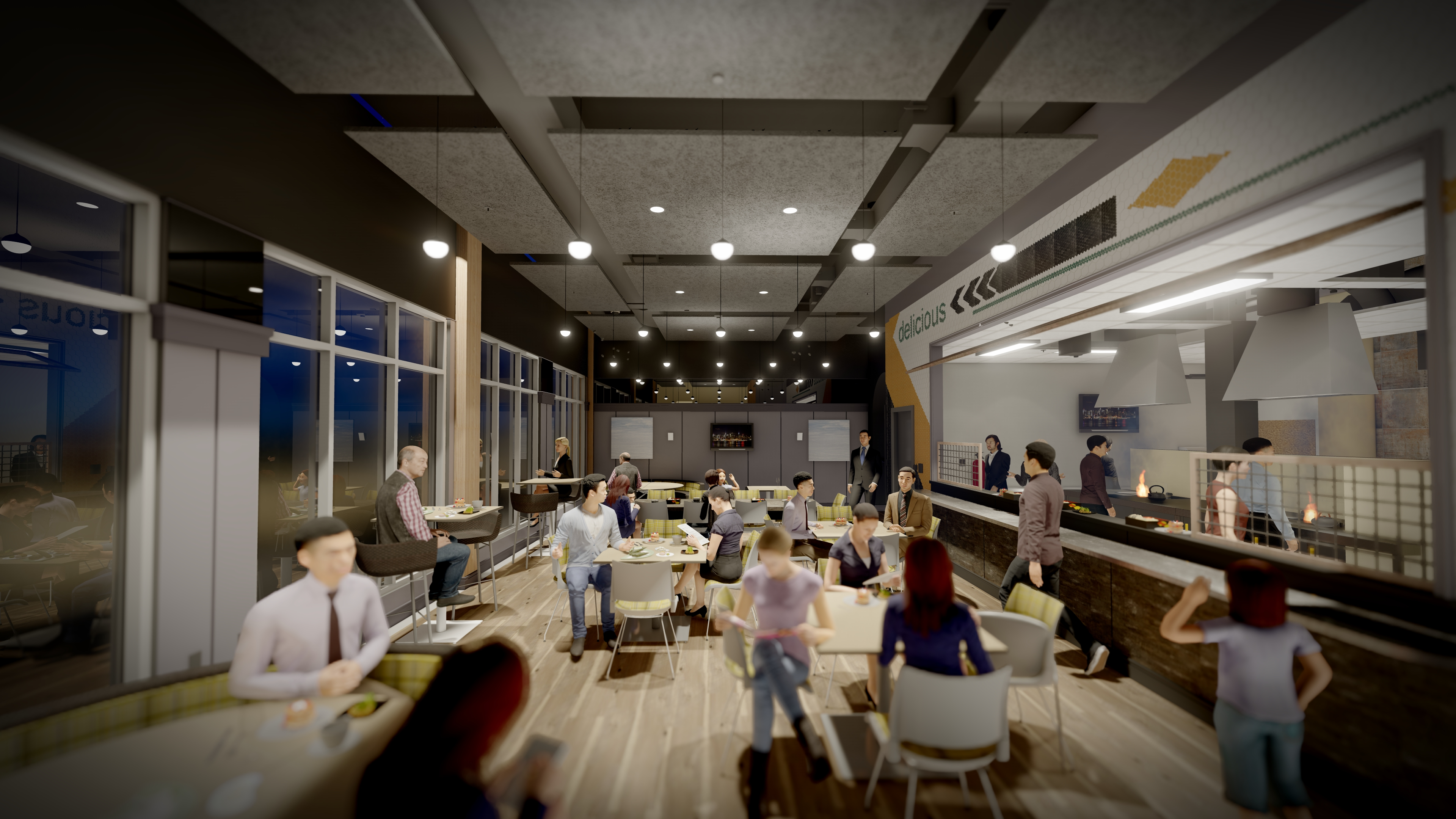 Restaurant 3D image