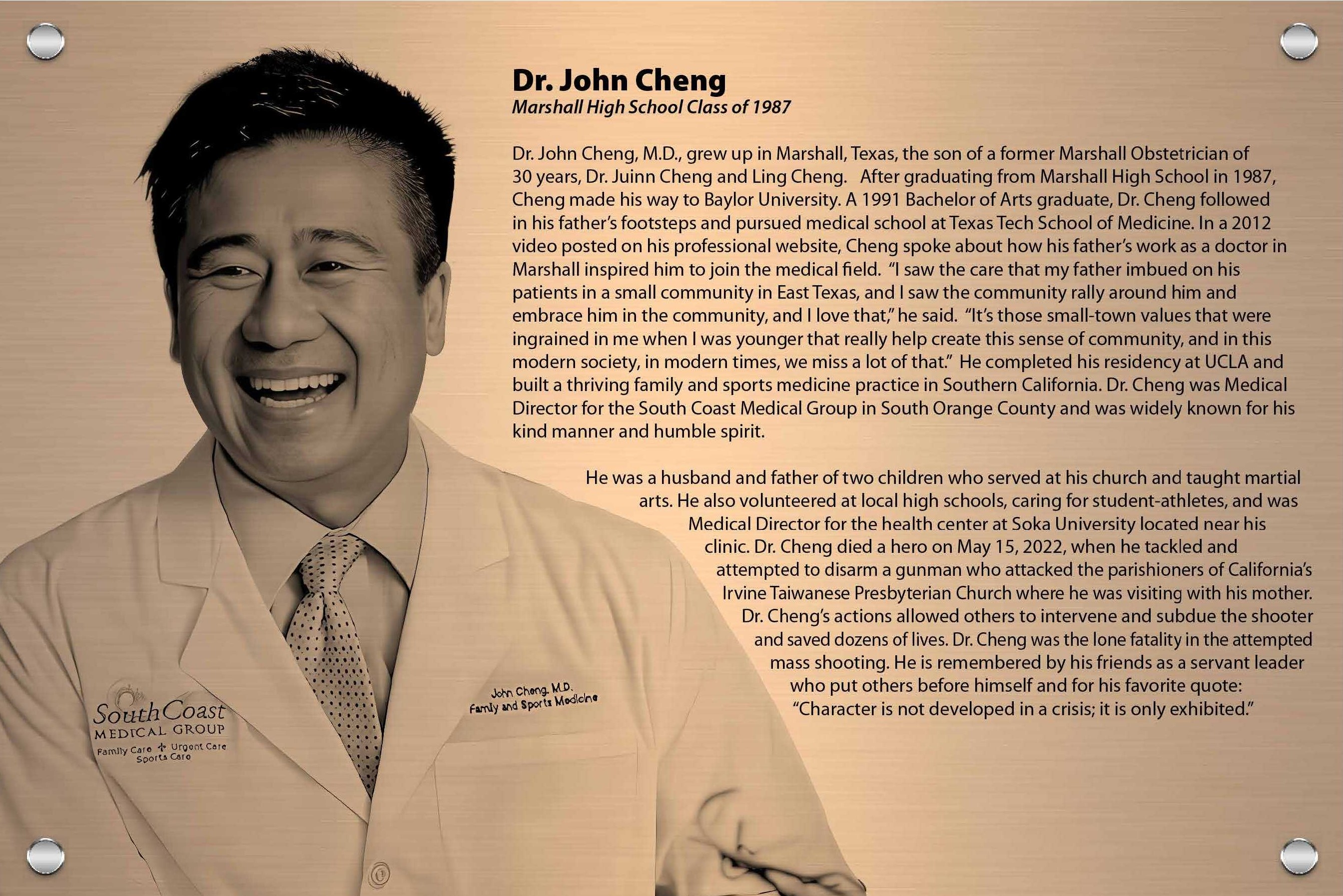 Dr. John Cheng