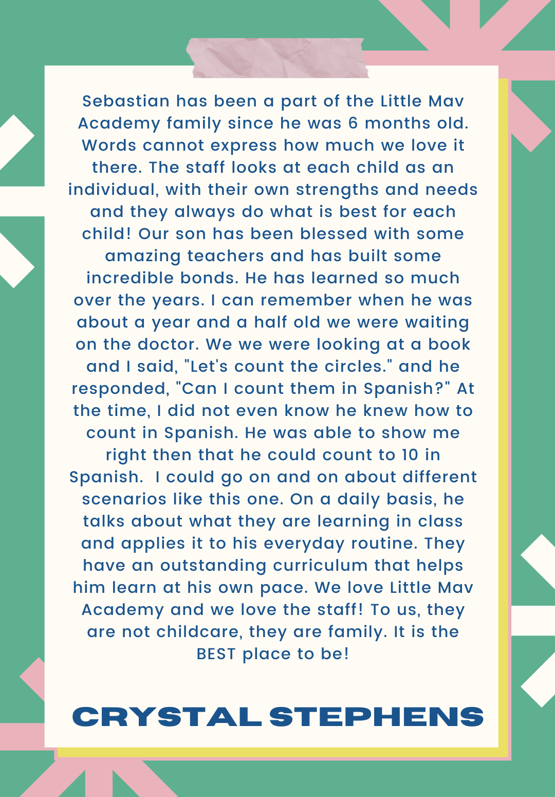 testimonial - crystal stephens