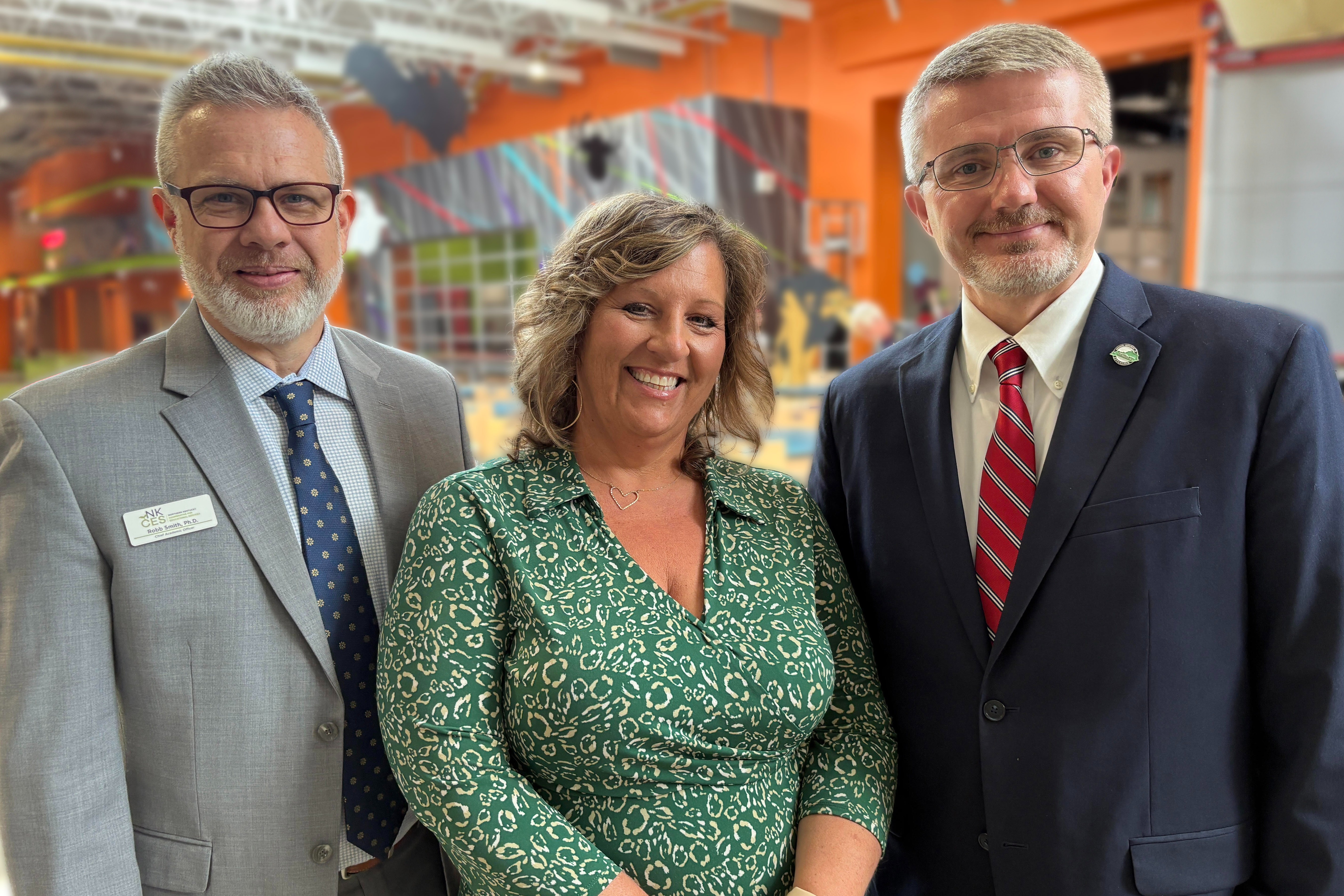 Robb, Amy, and Commissioner Fletcher