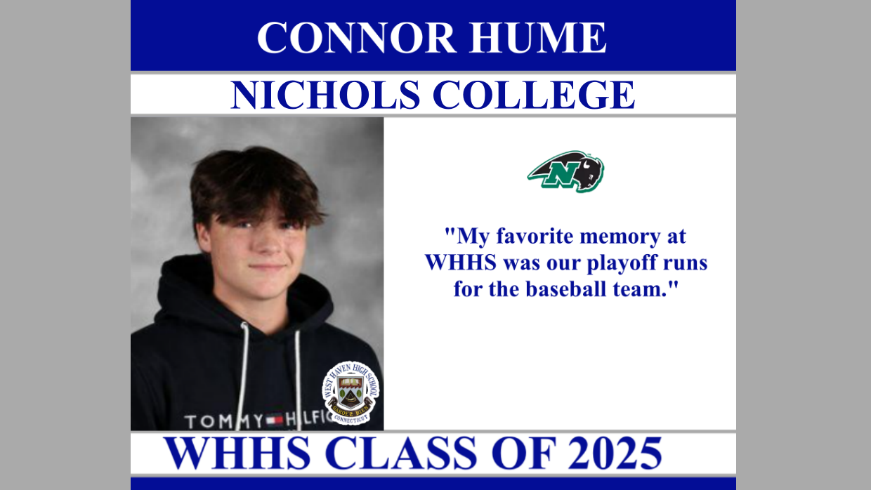 Connor Hume - Nichols College - Senior Profile