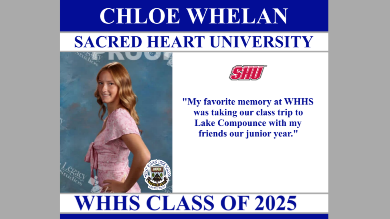 Chloe Whelan - Sacred Heart University - Senior Profile