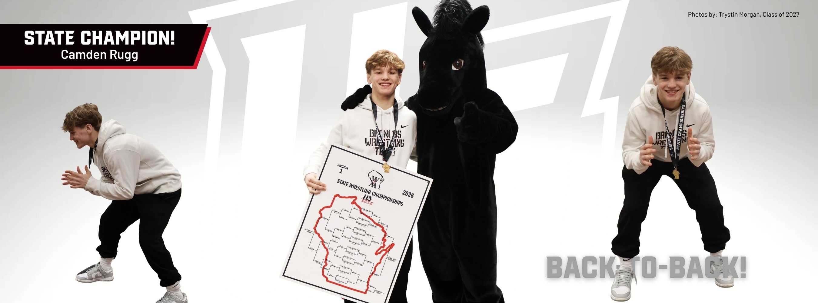 Back-to-back state champion, Camden Rugg