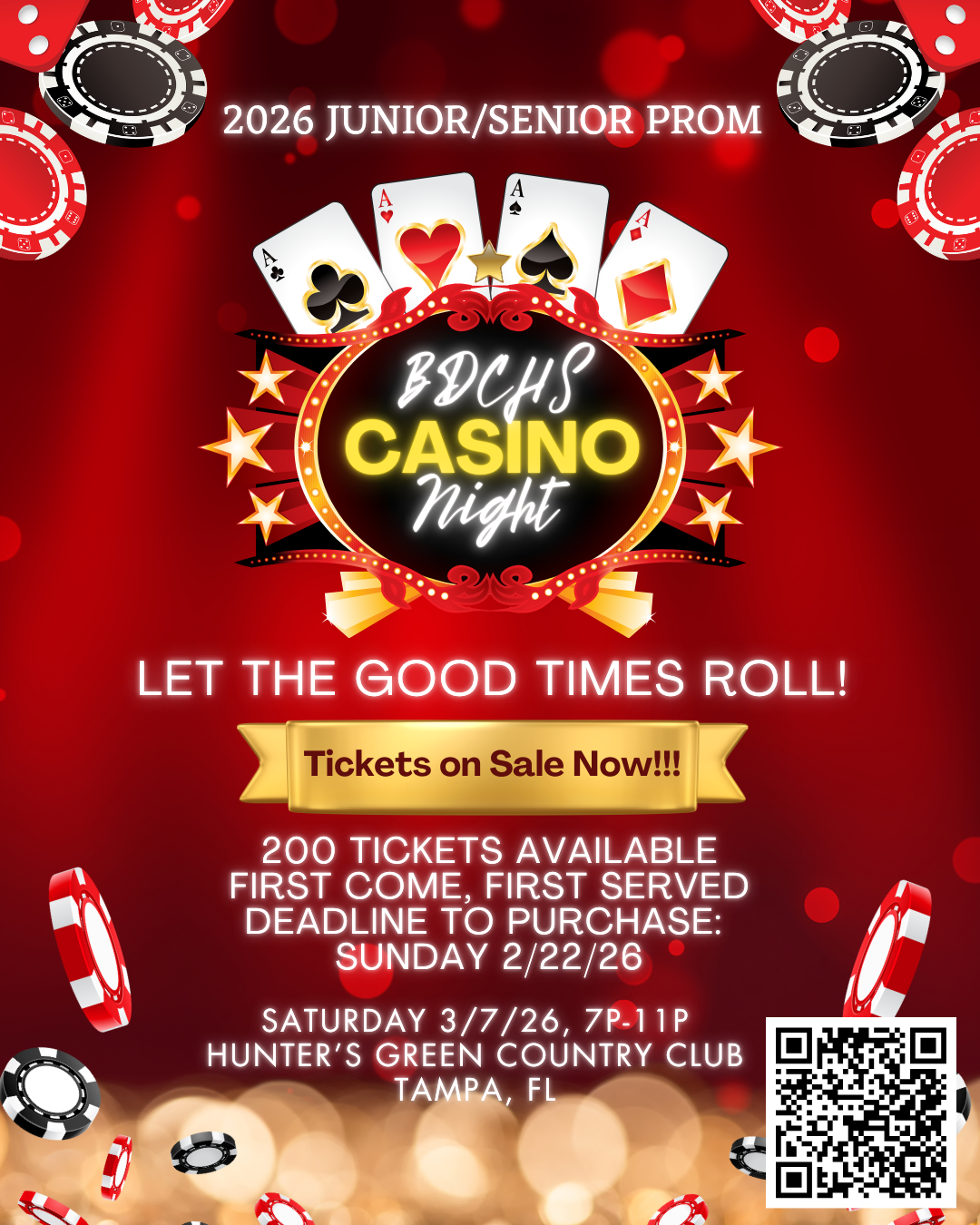 Prom Ticket Sales QR Code