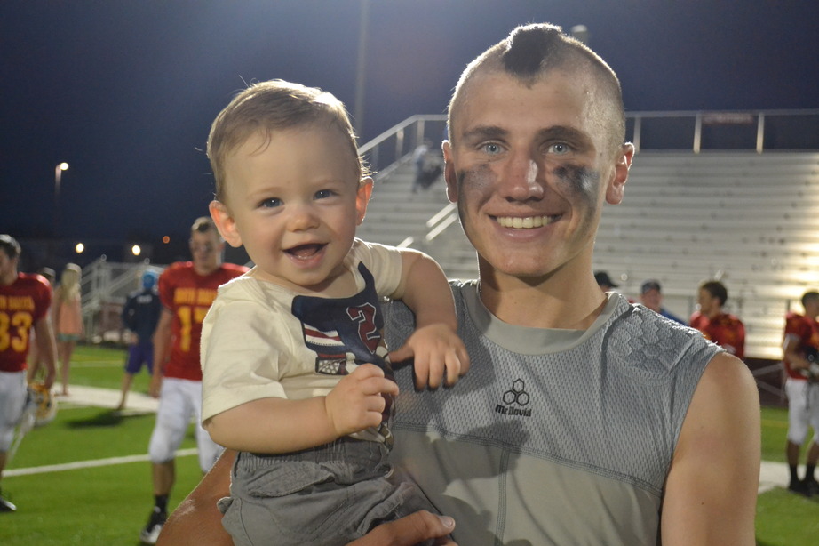 Bram Mairs (Coach B's Grandson) and McCahen 2012 Shrine Bowl
