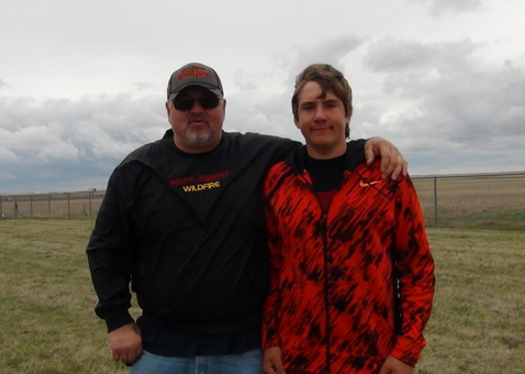 Coach Featherstone and Hunter