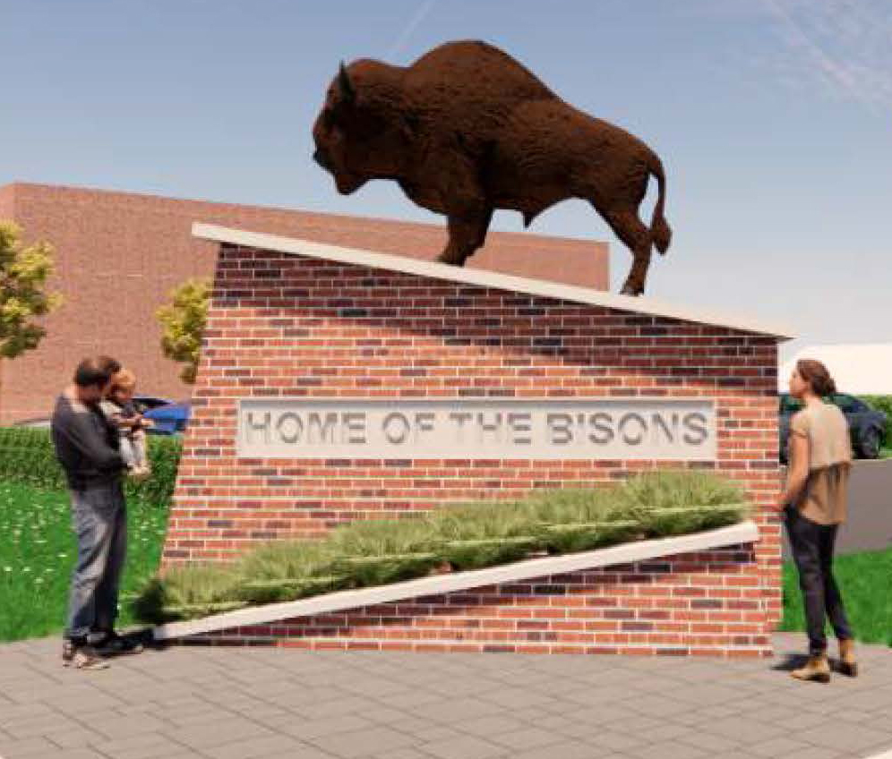 Bison Statue