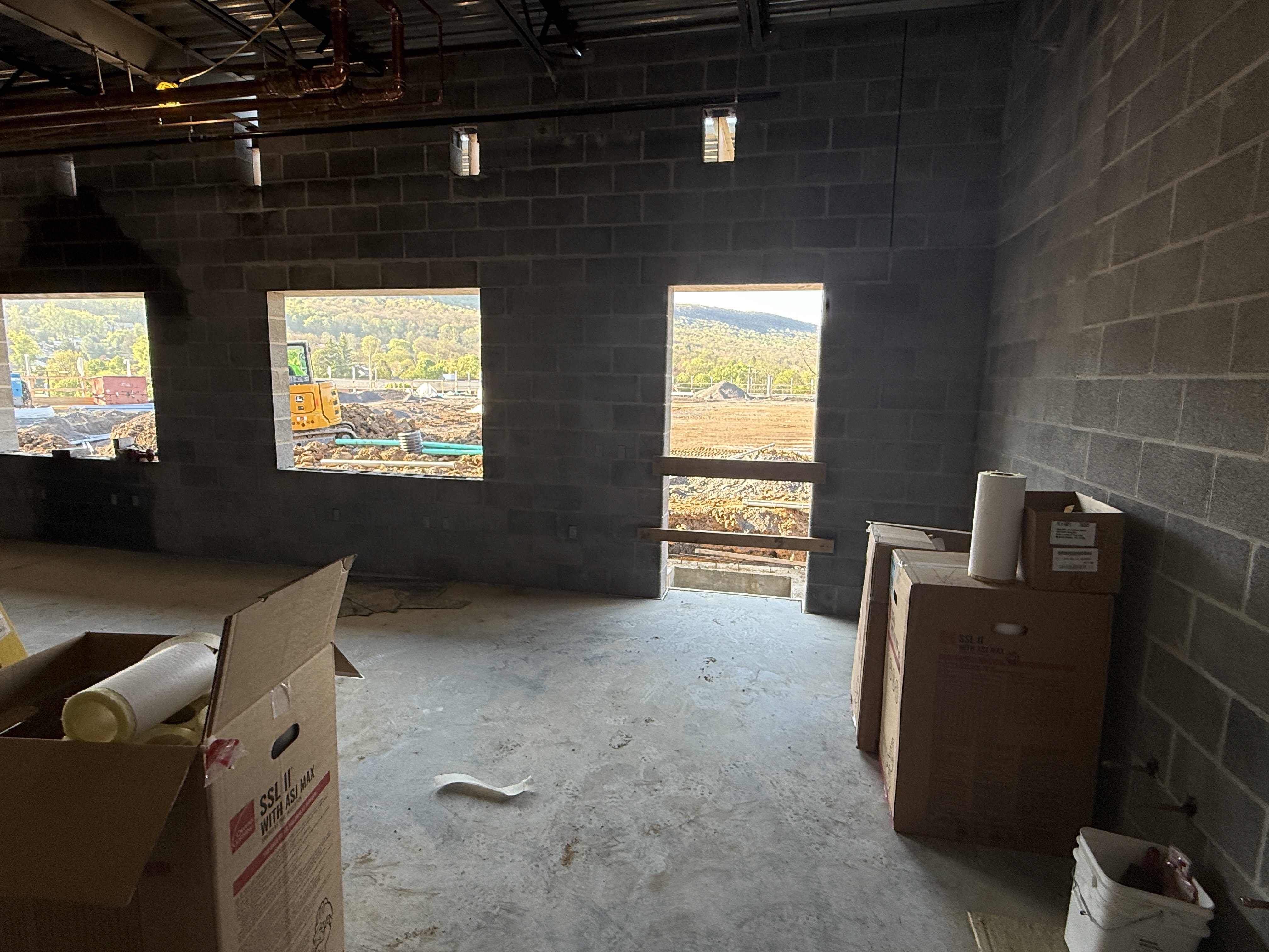 Interior renovation area