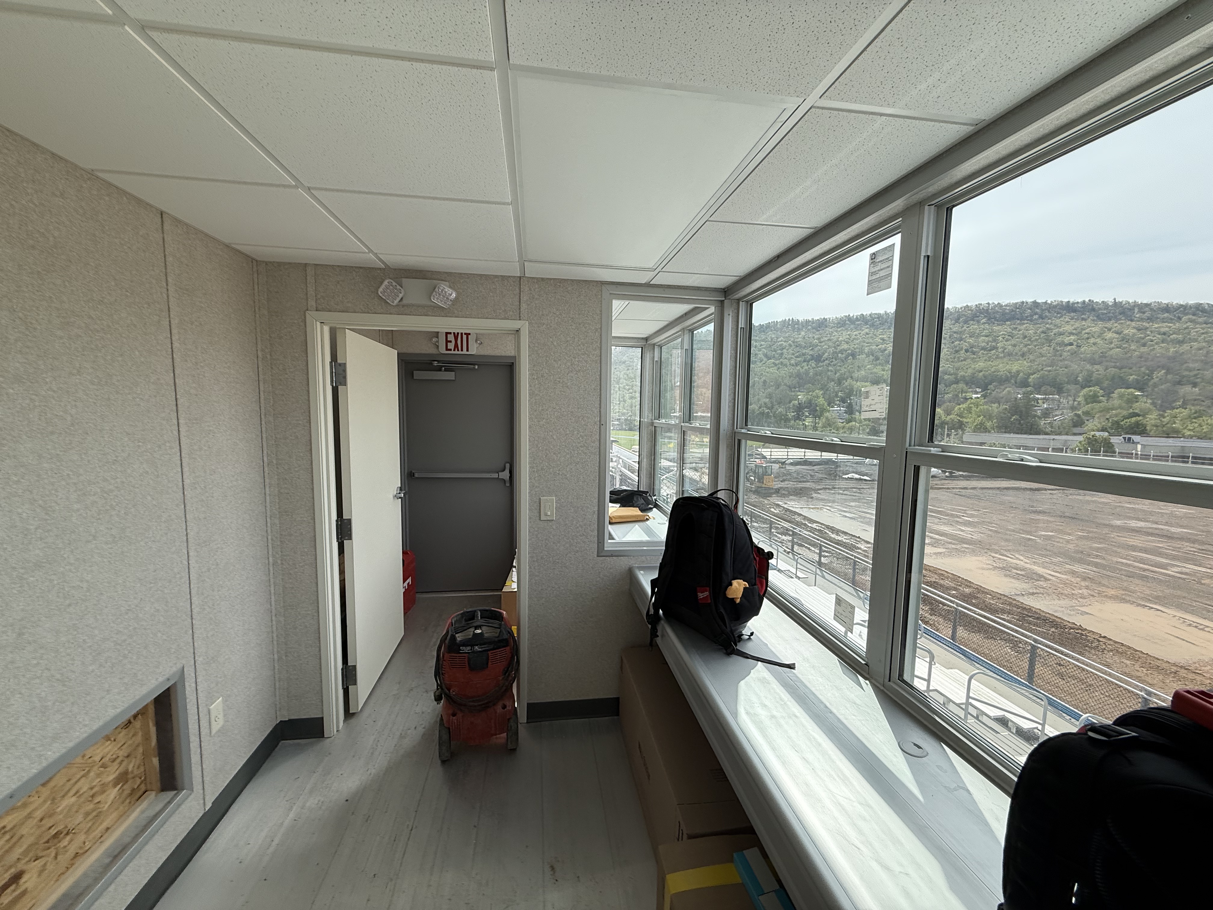 inside press box